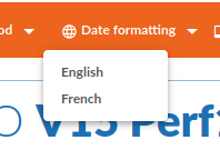 date format selection