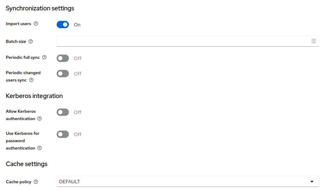 LDAP cache