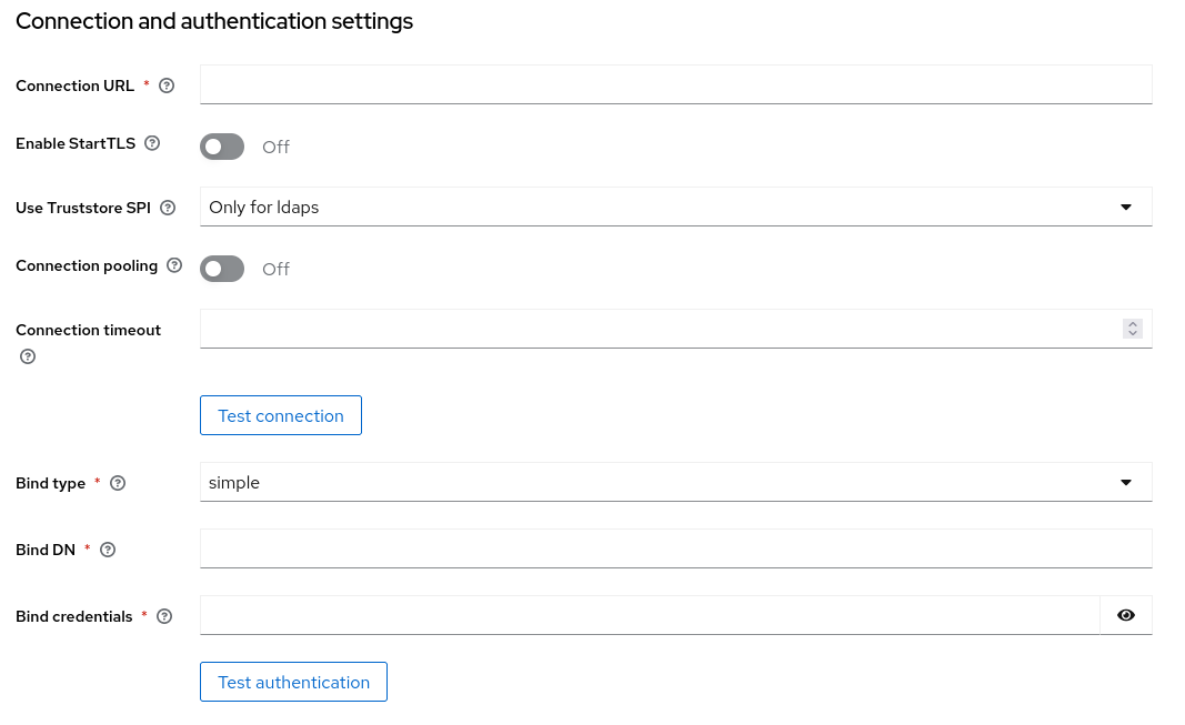 LDAP connection