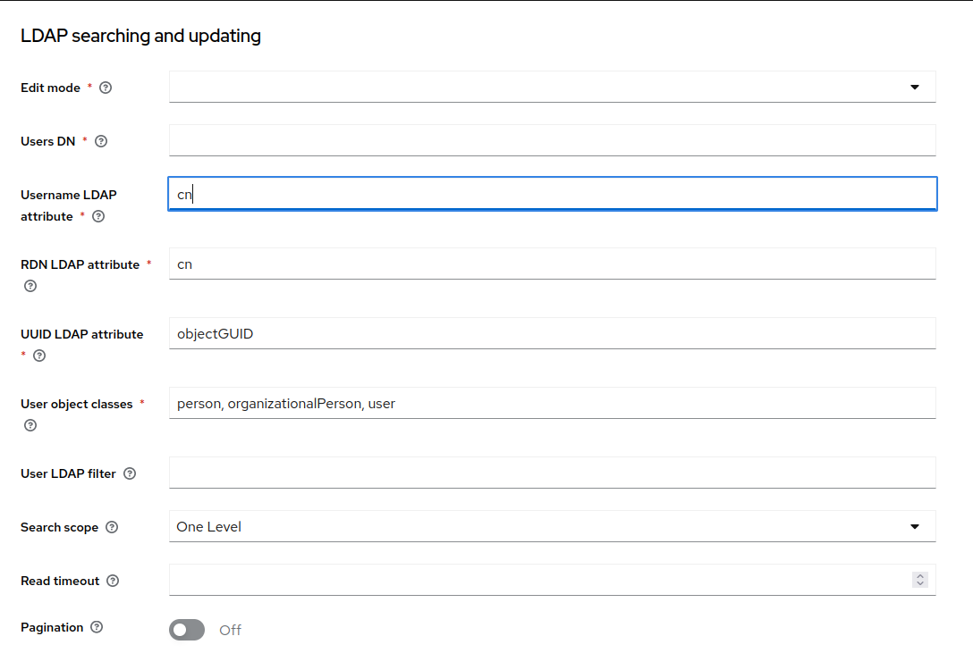 LDAP search