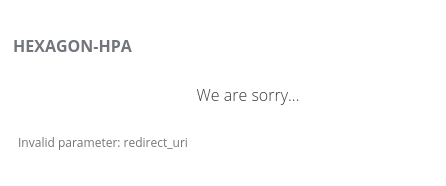 Login error