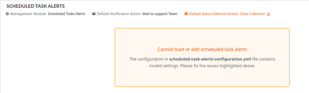 Configuration validation